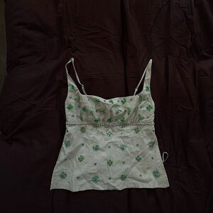 Urban Outfitters Backless Beaded Tank Top